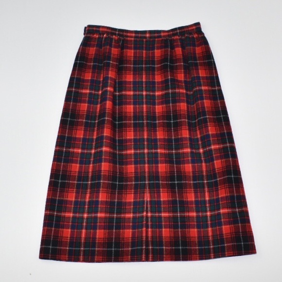Pendleton Petite Wool Macinnes Tartan Skirt Vintage - Picture 1 of 5